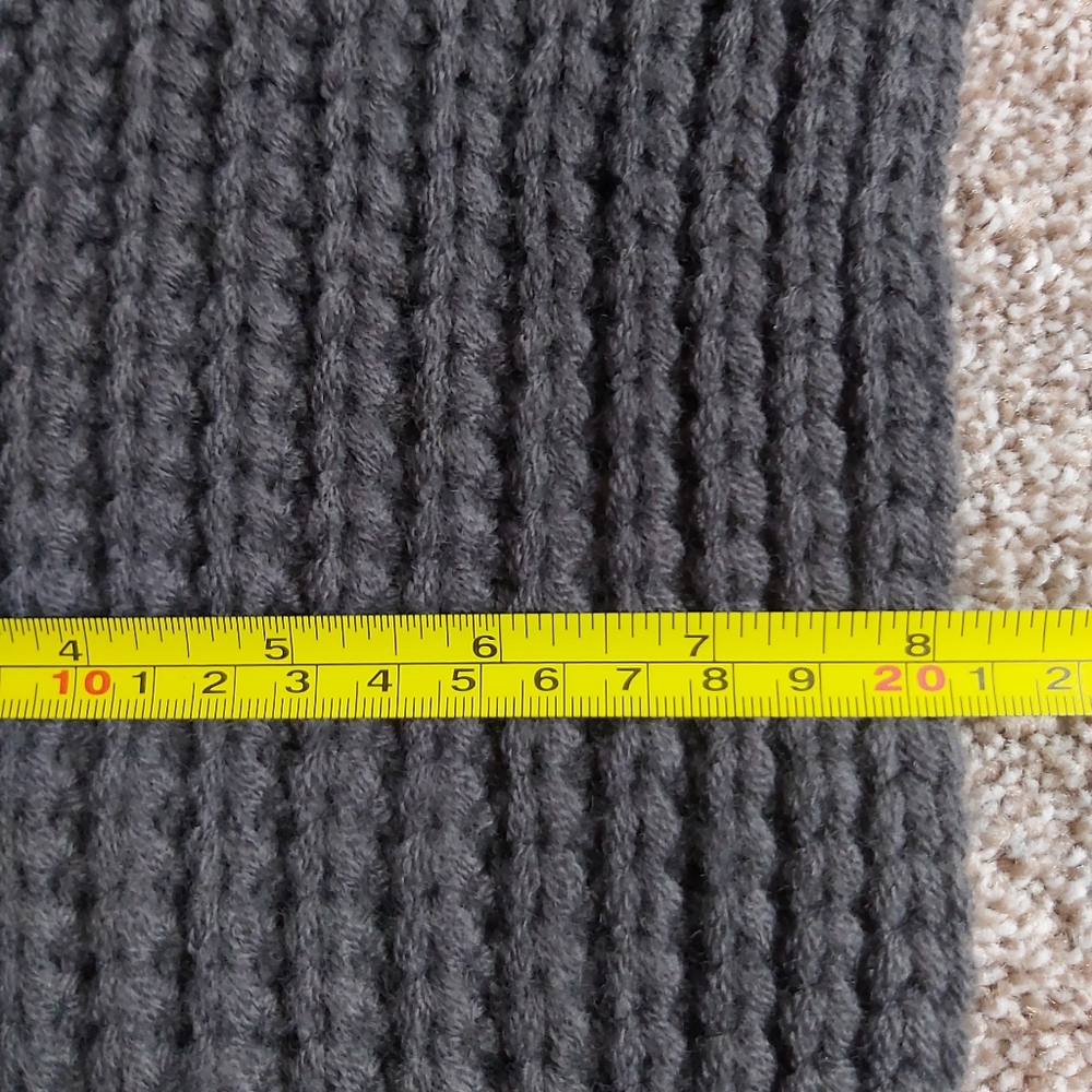 Grey Knit Infinity Scarf - Picture 3 of 4